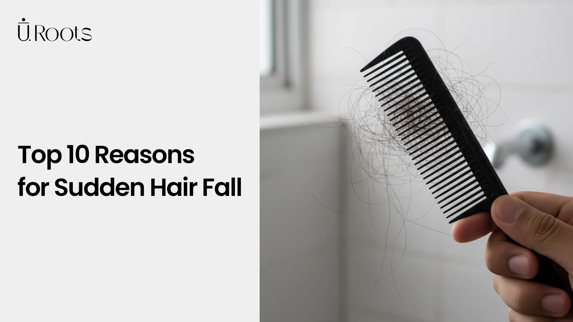 Sudden Fall Top 10 Causes of Sudden Hair Fall & Solutions | Theuroots – URoots