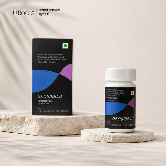 Growbald Daily Hair Wellness Multivitamin for Men