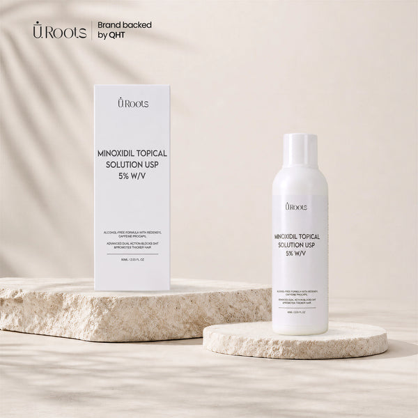 URoots Minoxidil 5% Solution for Men | Daily Scalp Treatment