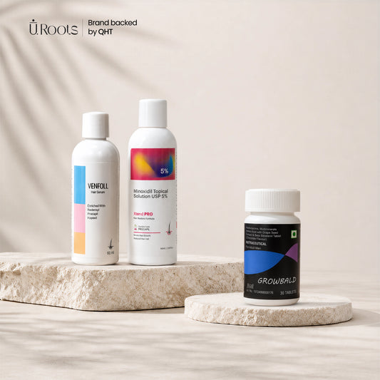 URoots Advanced Hair Regrowth Kit | Venfoll + Xtend PRO + Growbald