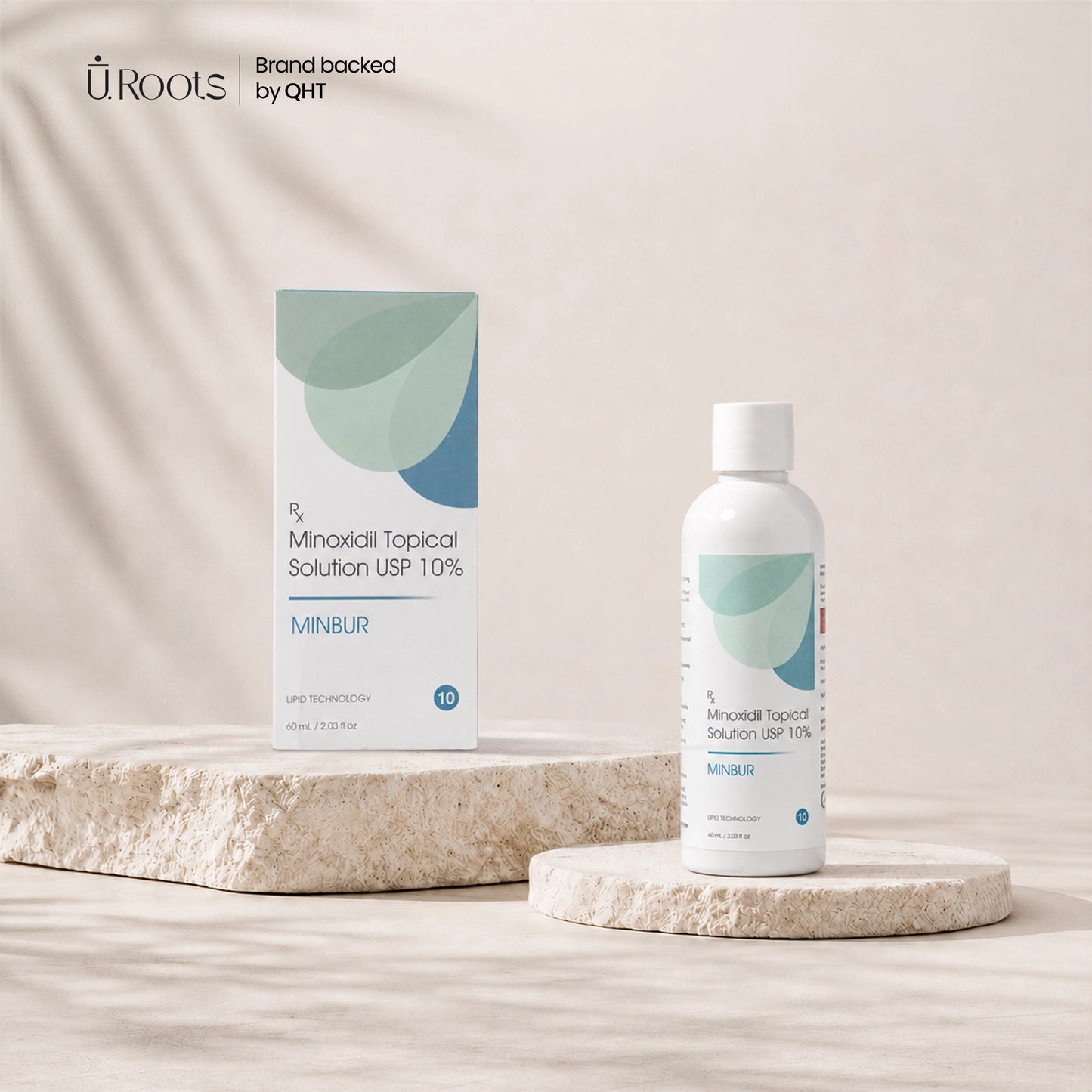 Minbur 10+ Advanced Minoxidil 10% Scalp Care Solution for Hair Regrowth | URoots