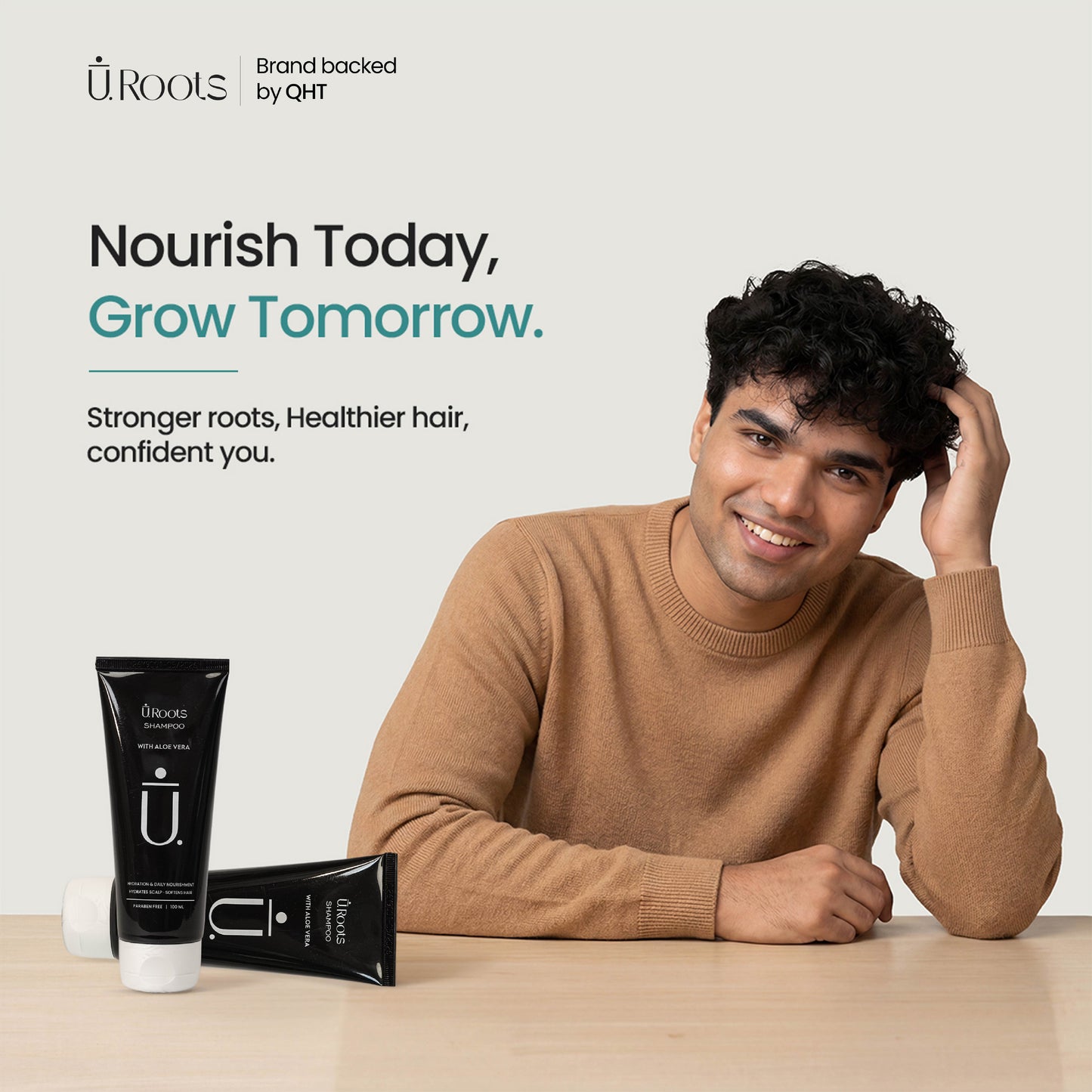 URoots Daily Hydrating Shampoo for Men & Women