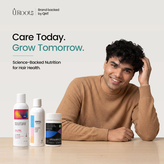 URoots Advanced Hair Regrowth Kit | Venfoll + Xtend PRO + Growbald