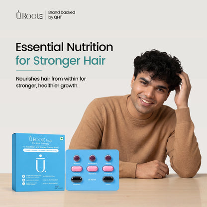 URoots Max Cyclical Therapy Hair Wellness Supplement for Men and Women