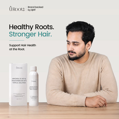 Uroots Minoxidil 5F+ Daily Scalp Care Solution (Previously Minbur 5F+)