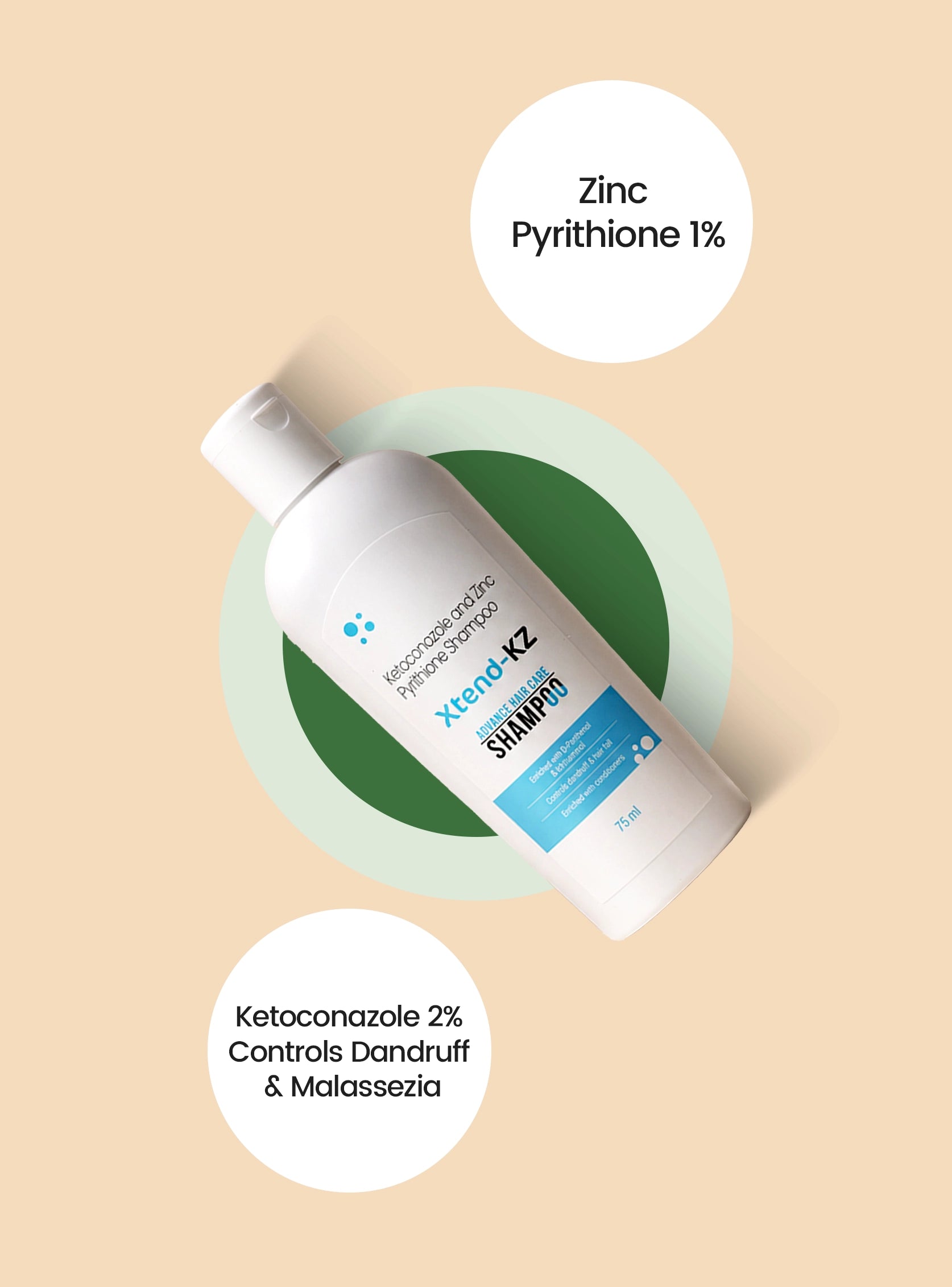 Xtend KZ Ketoconazole Anti-Dandruff Shampoo | URoots