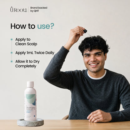 Minbur 10+ Advanced Minoxidil 10% Scalp Care Solution for Hair Regrowth | URoots
