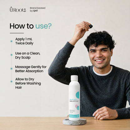 Minbur 5+ Daily Scalp Care Solution for Men | URoots