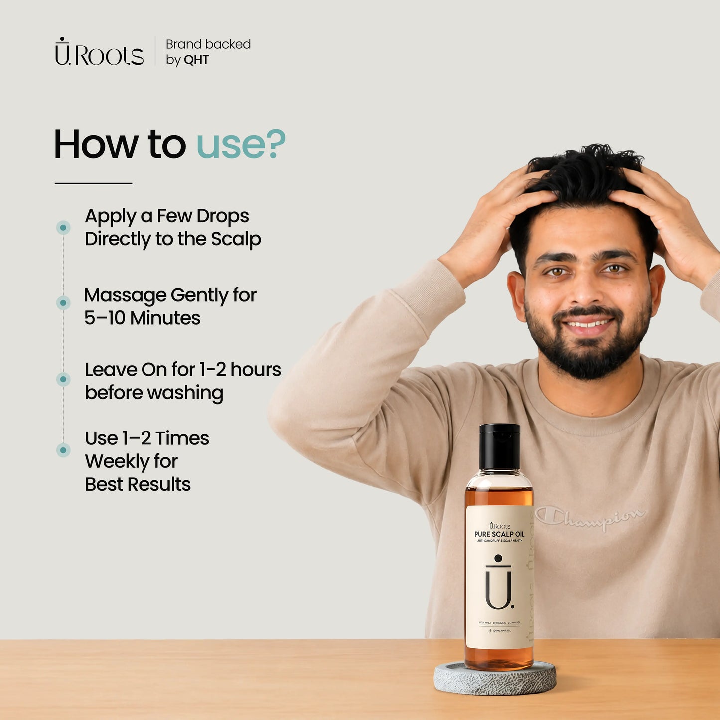 Pure Scalp Nourishing Oil for Men & Women