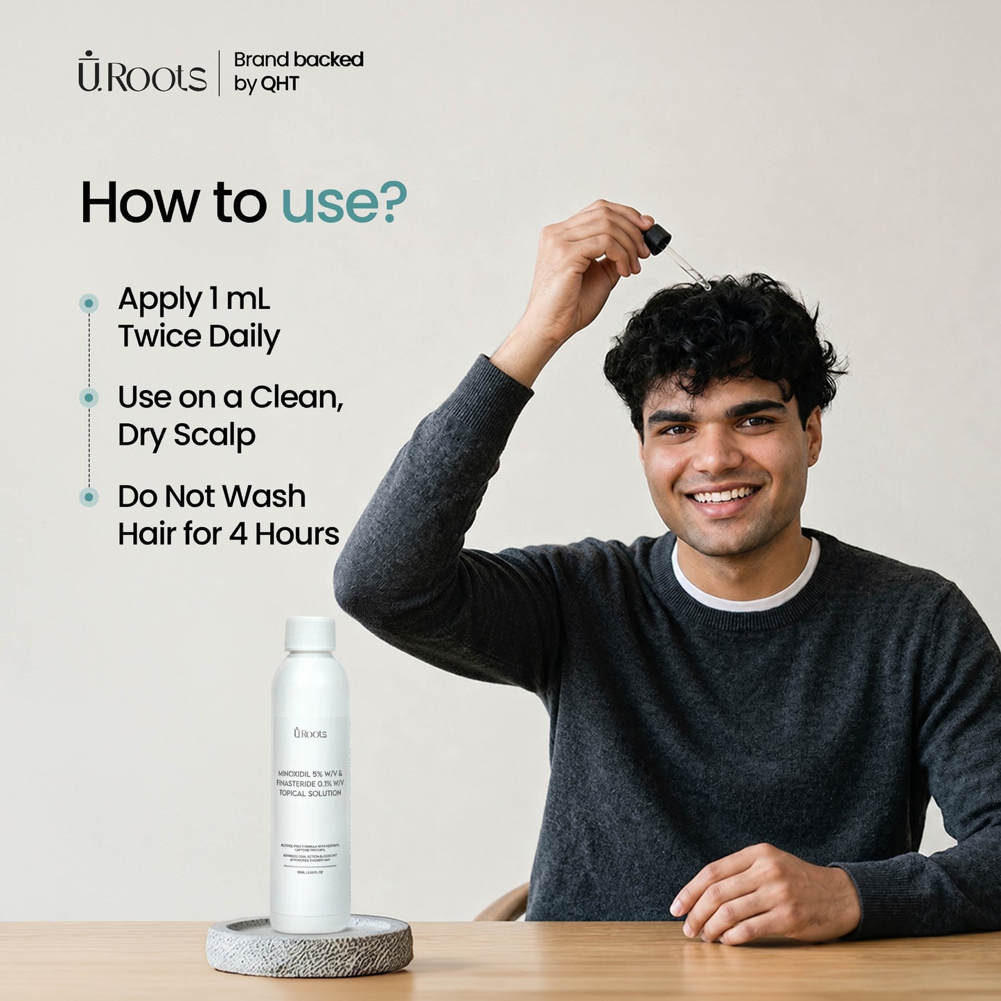 Uroots 5F+ Daily Scalp Care Solution