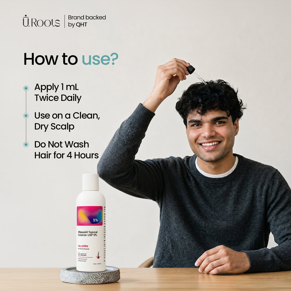 URoots Advanced Hair Regrowth Kit | Venfoll + Xtend PRO + Growbald