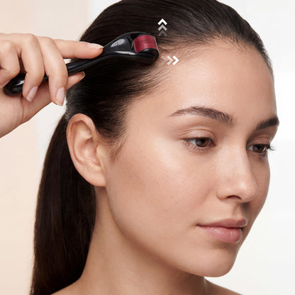 URoots Women's Dermaroller | 1.0mm Titanium Microneedles | For Women