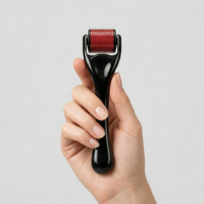 URoots Women's Dermaroller | 1.0mm Titanium Microneedles | For Women