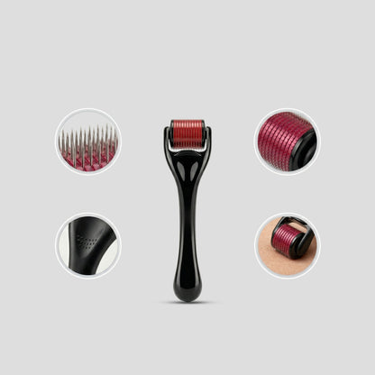 URoots Women's Dermaroller | 1.0mm Titanium Microneedles | For Women
